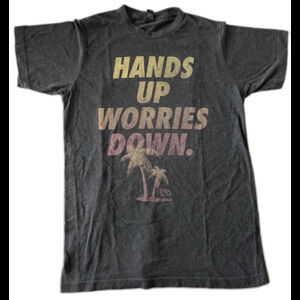 Hands Up Worries Down Jodi King Love & The Outcome Shirt Christian Band Sz Small